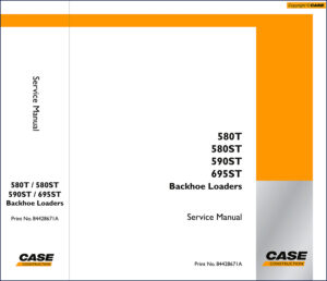 case 580t, 580st, 590st, 695st service manual, case service manual, case 580t,