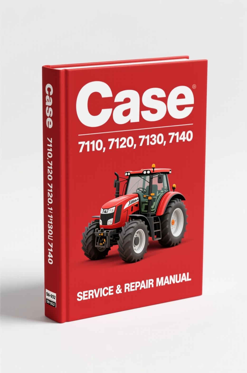 case 7110, 7120, 7130, 7140 workshop manual, case workshop manual, case 7110,