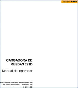 case 721d 2006 operators manual, case manual, case 721d