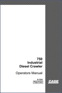 case 750 1995 operators manual, case manual, case 750