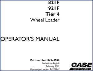case 821f 921f 2012 operators manual, case manual, case 821f