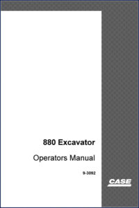 case 880 1995 operators manual, case manual, case 880
