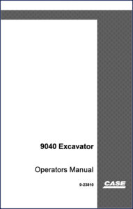 case 9040 2001 operators manual, case manual, case 9040
