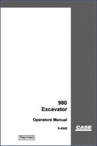 case 980 2001 operators manual, case manual, case 980