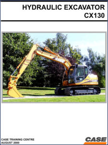 case cx130 2000 training manual, case manual, case cx130