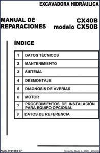 case cx40b, cx50b 2004 repair manual, case repair manual, case cx40b,