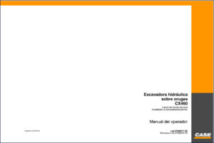 case cx460 2007 operators manual, case manual, case cx460