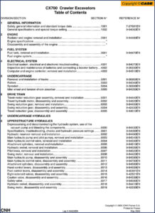 case cx700 service manual, case service manual, case cx700