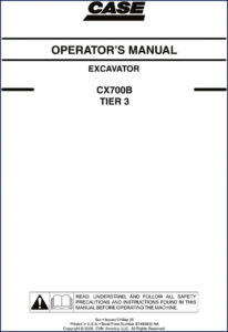 case cx700b 2008 user manual, case manual, case cx700b