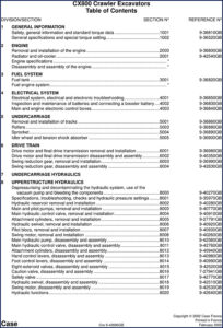 case cx800 2002 service manual, case service manual, case cx800