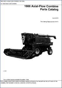 case ih 1666 1994 parts catalog, case ih parts catalog, case ih ih