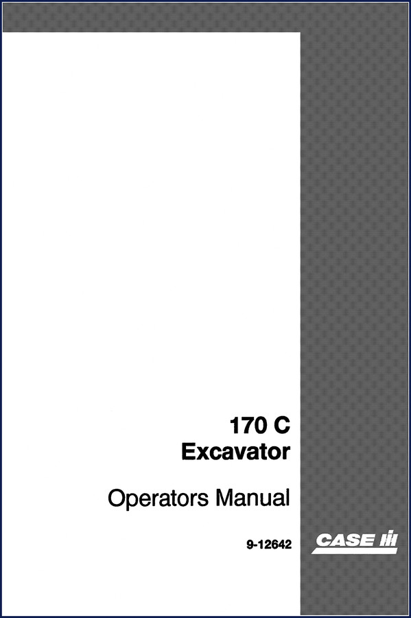 case ih 170 c 2001 operators manual, case ih manual, case ih ih