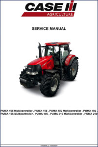 case puma 165/180/195 multicontroller 2009 service manual, case service manual, case puma