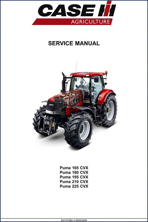 case puma cvx 2009 service manual, case service manual, case puma