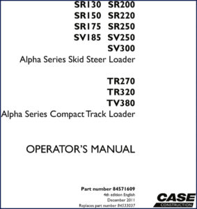 case sr130, case manual
