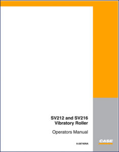 case sv212 sv216 1994 operators manual, case manual, case sv212