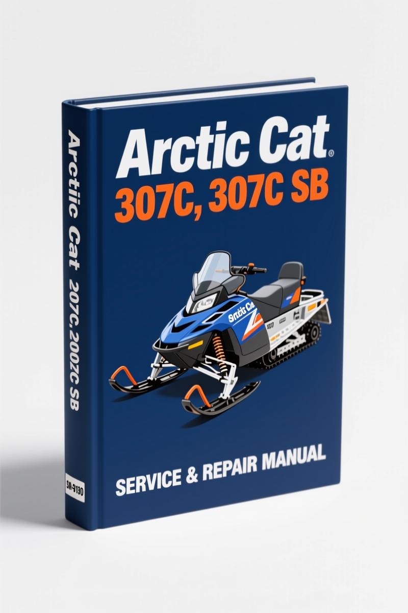 arctic cat 307c, 307c sb technical manual, arctic cat manual, arctic cat cat