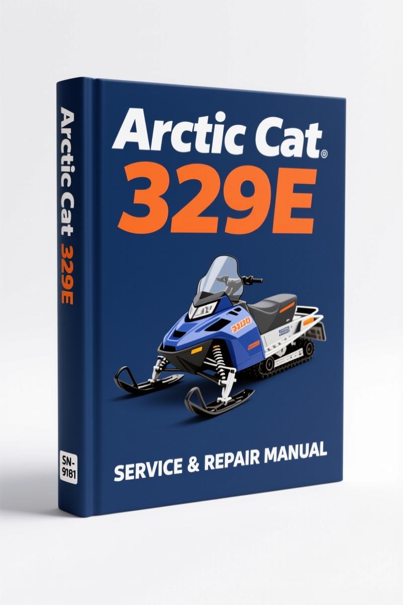 arctic cat 329e technical manual, arctic cat manual, arctic cat cat