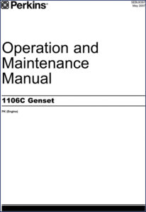 caterpillar 1106c 2007 operators manual, caterpillar manual, caterpillar 1106c