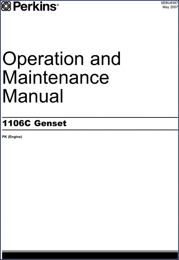 caterpillar 1106c 2007 operators manual, caterpillar manual, caterpillar 1106c