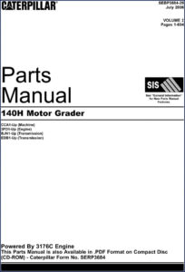 caterpillar 140h 2006 parts catalog, caterpillar parts catalog, caterpillar 140h