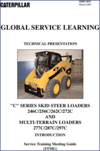 caterpillar 246c 256c 262c 272c 277c 2007 training, caterpillar manual, caterpillar 246c