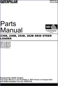 caterpillar 236b 246b 252b 262b 2006 parts catalog, caterpillar parts catalog, caterpillar 236b
