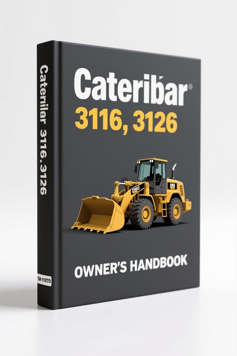 caterpillar 3116 3126 2007 operators manual, caterpillar manual, caterpillar 3116