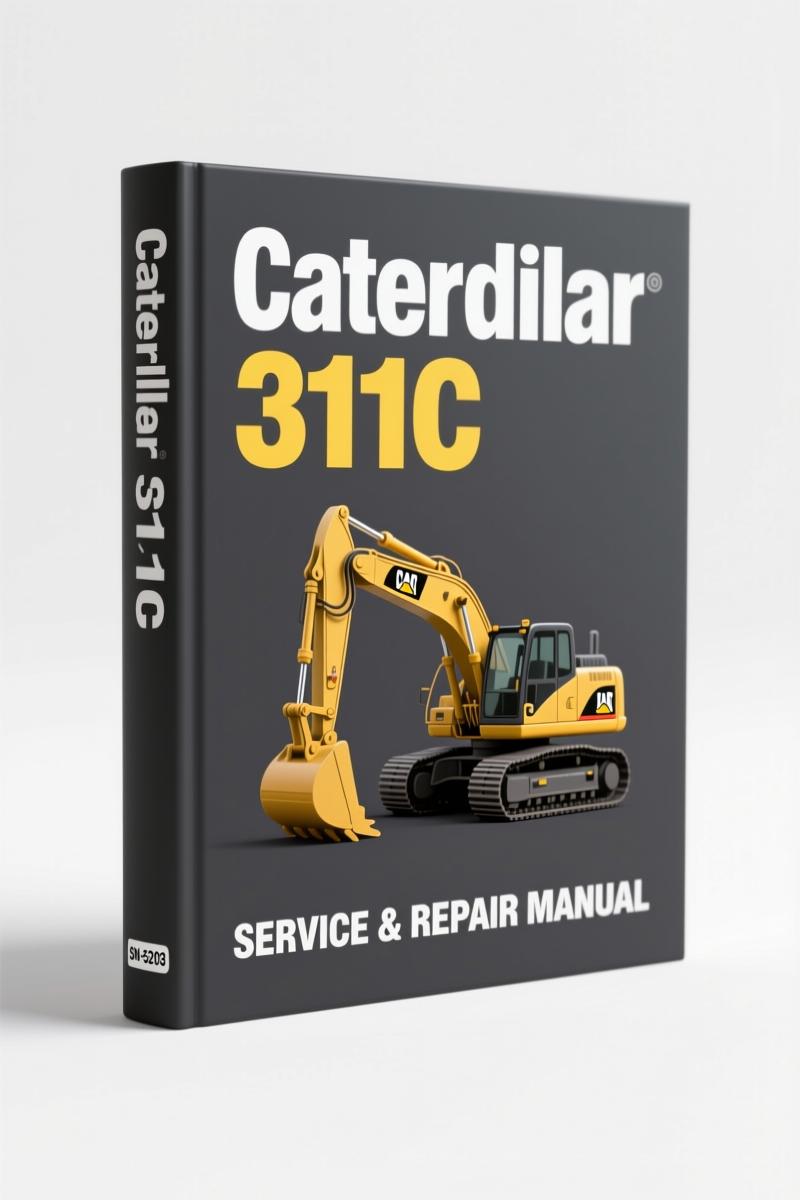 caterpillar 311c technical manual, caterpillar manual, caterpillar 311c