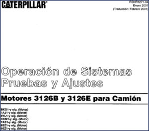 caterpillar 3126b, 3126e 2001 service manual, caterpillar service manual, caterpillar 3126b,