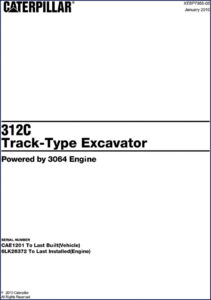 caterpillar 312c 2010 service manual, caterpillar service manual, caterpillar 312c