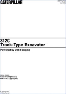 caterpillar 312c 2004 service manual, caterpillar service manual, caterpillar 312c