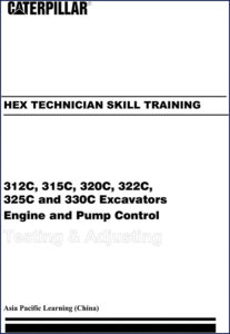 caterpillar 312c, manual, 312c