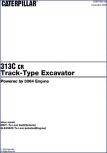 caterpillar 313c cr 2009 service manual, caterpillar service manual, caterpillar 313c