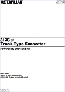 caterpillar 313c sr 2010 service manual, caterpillar service manual, caterpillar 313c