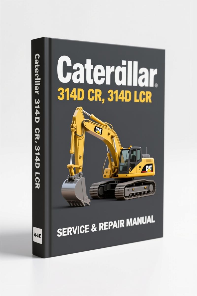 caterpillar 314d cr, 314d lcr technical manual, caterpillar manual, caterpillar 314d