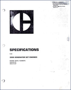 caterpillar 3208 technical manual, caterpillar manual, caterpillar 3208