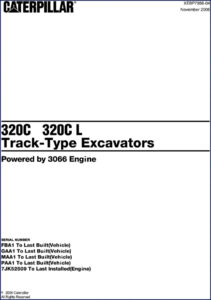 caterpillar 320c 320c l 2006 service manual, caterpillar service manual, caterpillar 320c