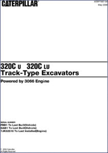 caterpillar 320c, 320c lu 2008 service manual, caterpillar service manual, caterpillar 320c,