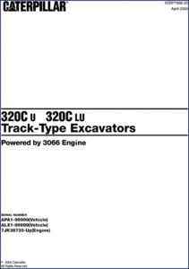 caterpillar 320c lu, 320c u 2004 parts catalog, caterpillar parts catalog, caterpillar 320c