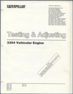 caterpillar 3304 service manual, caterpillar service manual, caterpillar 3304