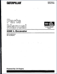 caterpillar 330c l 2002 parts catalog, caterpillar parts catalog, caterpillar 330c