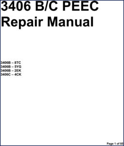 caterpillar 3406b, 3406c repair manual, caterpillar repair manual, caterpillar 3406b,