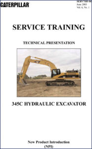 caterpillar 345c 2005 training manual, caterpillar manual, caterpillar 345c