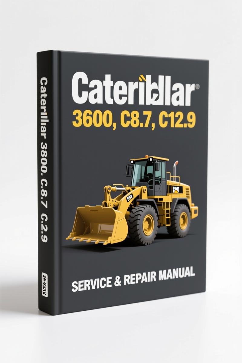 caterpillar 3600, c8.7, c12.9 technical manual, caterpillar manual, caterpillar 3600,
