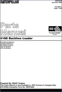 caterpillar 416d 2003 parts catalog, caterpillar parts catalog, caterpillar 416d