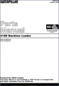 caterpillar 416d 2004 parts catalog, caterpillar parts catalog, caterpillar 416d