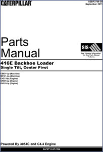 caterpillar 416e 2011 parts catalog, caterpillar parts catalog, caterpillar 416e