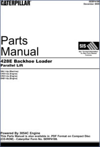 caterpillar 428e 2005 parts catalog, caterpillar parts catalog, caterpillar 428e