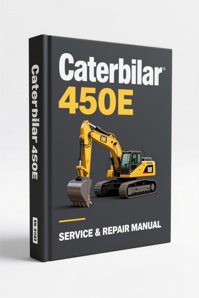 caterpillar 450e technical manual, caterpillar manual, caterpillar 450e